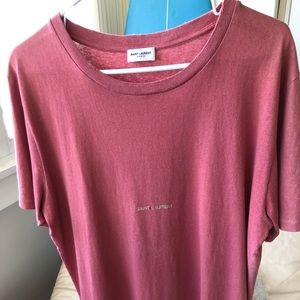 Authentic Men’s Saint Laurent Paris Pink Sz L
